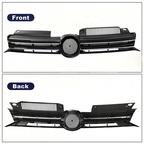 ZZ2V00340 Upper Black Grill for 2010 2011-2014 for VW for Volkswagen Golf MK6 GTI