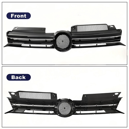 ZZ2V00340 Upper Black Grill for 2010 2011-2014 for VW for Volkswagen Golf MK6 GTI