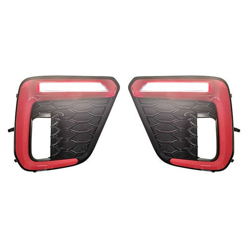 LED Fog Light Front Bumper Upper Grille for 2019 2020 2021 for Subaru Forester