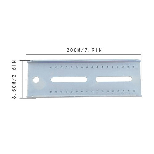 (4) 8" Galvanized Swivel Top Bunk Bracket Kit with Hardware for Boat Trailer 2��3