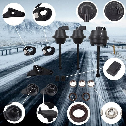 Fit For MercedesC230 C350 Set Of Intake Manifold Air Flap Runner Repair Kit