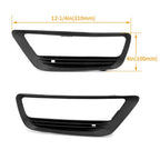 Fog Lights Cover Trim Bezel Fit for 2013-2015 14 Honda Accord Sedan LX EX 4DR