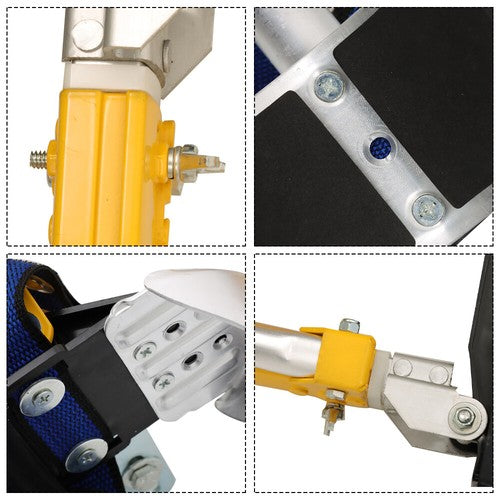 24-40 Inch Yellow Aluminum Drywall Stilts Tool For Painting Painter Taping