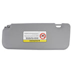 Right Passenger Side Gray Sun Visor for Hyundai Accent 1E 1.6L L4 Gas 852201R000