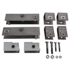 Trailer Hanger Kit for slipper spring 10K lbs Tandem axle spacing Universal