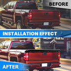 3PCS for Chevy Silverado 2007-2014 Tailgate Tail Gate Wing Spoiler