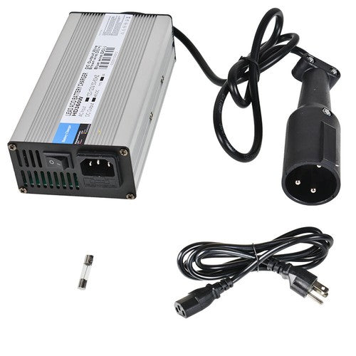 48 Volt 6 Amp Battery Charger Snap Head 3 Pin Plug For Club Car Golf Cart