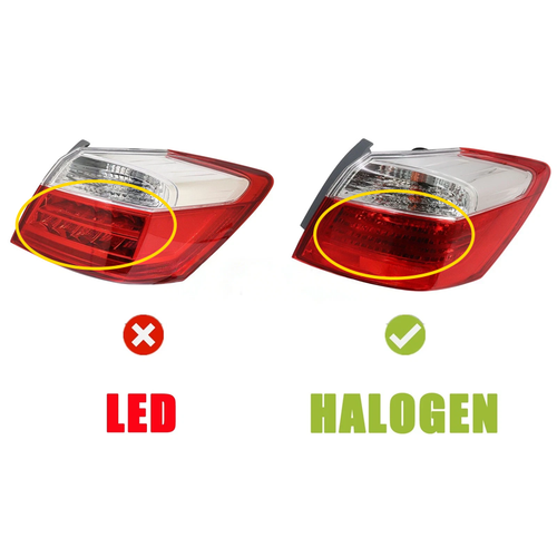 Outer Tail Light Right Side for 2013-2015 for Honda Accord Sedan EX LX Sport