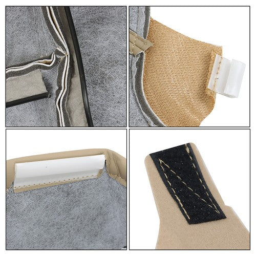 New Driver Passenger Side Leather Seat Cover 4Pcs Tan For Honda Accord 2008-2012