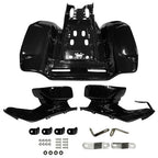 Part Number TRX250R Fender Set For Honda 86 87 88 89 TRX 250R Black Front Rear Plastics
