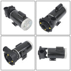 3722021-1D Spa Pump 5.0HP 230V 2" Discharge 2-Speed 56Y-Frame Hot Tubs Black