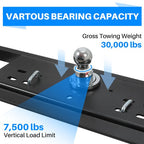 30 Thousand Pound Double Lock Under Bed Gooseneck Trailer Hitch for 2015-2020 Ford F150