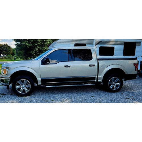 Glossy Black Door Handle Cover for Ford F150 2015-2020 F250 F350 Crew Cab 2017-2022