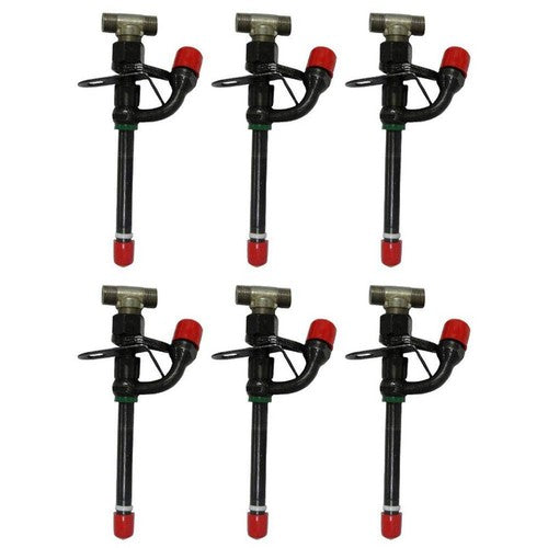 6 pcs Fuel Injector for John Deere 6068D Engine 6068T ENGINE 6506 6600
