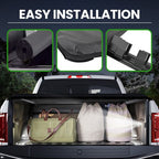 6.5FT Soft Roll Up Tonneau Cover Truck Bed w/Lamp For Ford F150 Heritage 97-04