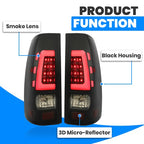 LED Rear Tail Lights for 99 06 Chevy Silverado 99 02 GMC Sierra 1500 2500 3500