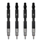 4Pcs Common Rail Diesel Fuel Injectors Black Fits JCB T4 Excavator 444 Engine