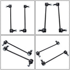 6pc Front Outer Tie Rods Ball Joint Sway Bar For Toyota Venza Lexus RX350 RX450h