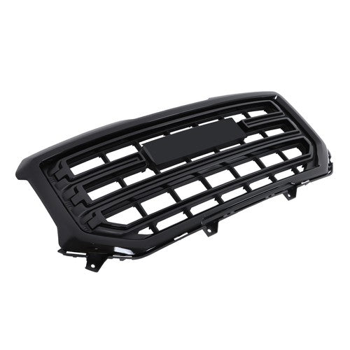 New Gloss Black Plastic Front Bumper Grille For GMC Sierra 1500 2016 2017 2018