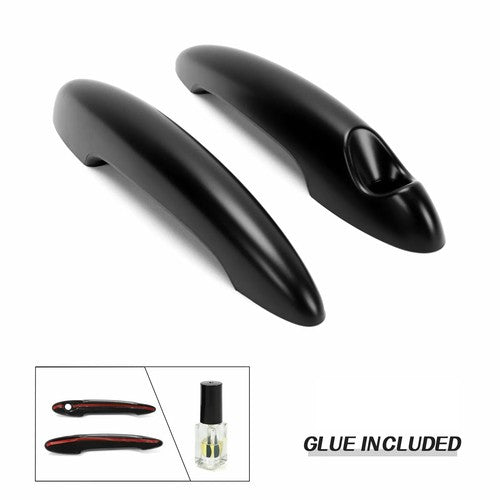 Pair Door Handle Covers Matte Black For Mini Cooper S R50 R52 R53 R55 R56 01 16