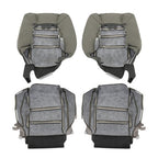 New For Honda Accord 2008-2012 Driver & Passenger Bottom Top Seat Cover Gray