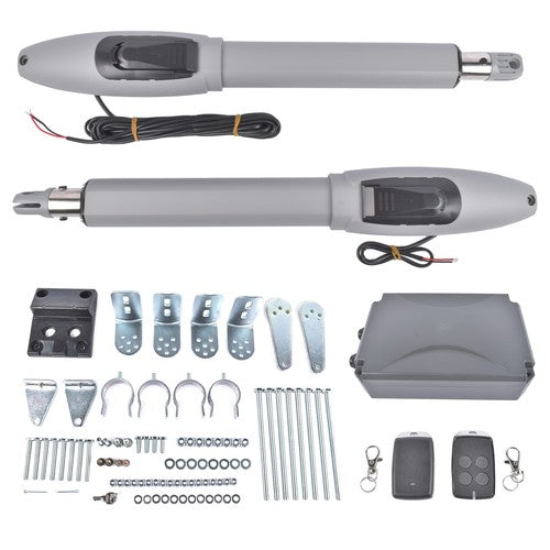 Automatic Dual Swing Gate Opener Kit Remote Control For Doors up to 300kg*2 110V