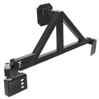 Black Spare Tire Carrier For 2003-2009 HUMMER H2 Rack w/ Drop-down Option Rear