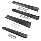 4Pcs Front Rear Lower LH & RH Door Trim Molding Black for Cadillac XT5 2017-2025