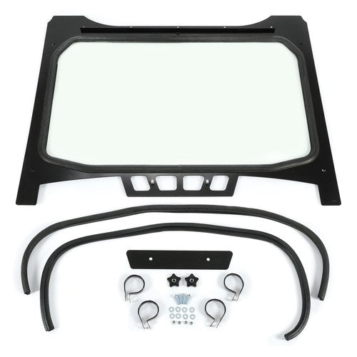 Clear Full Glass Windshield For Polaris RZR XP 4 Turbo S/XP Turbo S 2018-2020