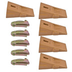 X290 Sharp Bucket Teeth/Tooth with K290S Flexpins Fit for Mini Excavator 5Pcs