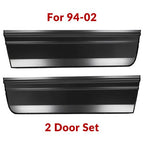 Lower Front Door Skin Set For 94 To 02 Dodge Ram Except 4 Door Quad Cab Pair