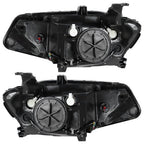 Black For Chevy Malibu 2016 2017 2018 Headlight Assembly Halogen Left+Right Side