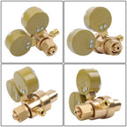 Oxygen Gas Regulator Welding Cutting Torch Pressure Gauge Fits Victor Brass NEW