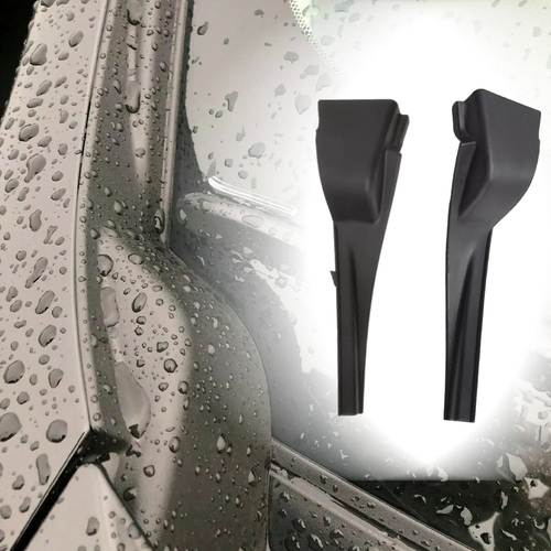 Windshield Wiper Cowl Extension Trim Pair for 2015-2024 for Nissan Murano Black