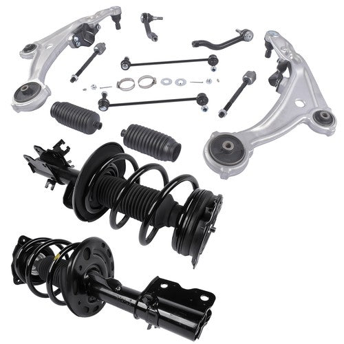 12x Front Struts w/ Spring Lower Control Arms Tierod For Nissan Altima 2007-2012