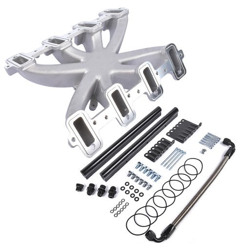 Single-Plane EFI Intake Manifold w/ Fuel Rails 300-137 For GM Gen LS1 LS2 LS6