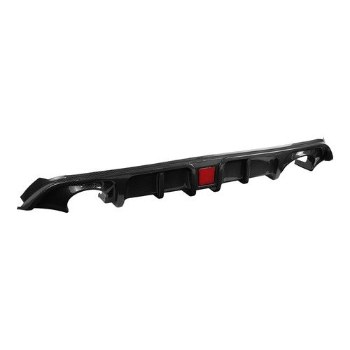 Rear Bumper Diffuser Lip Carbon Style with LED Light for Infiniti Q60 2017-2022