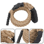 1.5” × 15FT Climbing Rope Gym Fitness Strength Training Exercise Rope Brown
