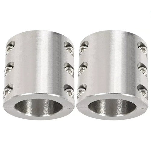 Heavy Duty 2x 1.875" Inch OD Size Roll Cage Mounts Split Collar Tube Clamps