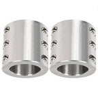 Heavy Duty 2x 1.875" Inch OD Size Roll Cage Mounts Split Collar Tube Clamps