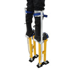 24-40 Inch Yellow Aluminum Drywall Stilts Tool For Painting Painter Taping