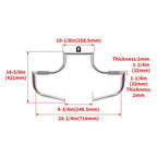 Highway Bars Engine Guard Crash for Harley Heritage Softail Fatboy 1986-1999