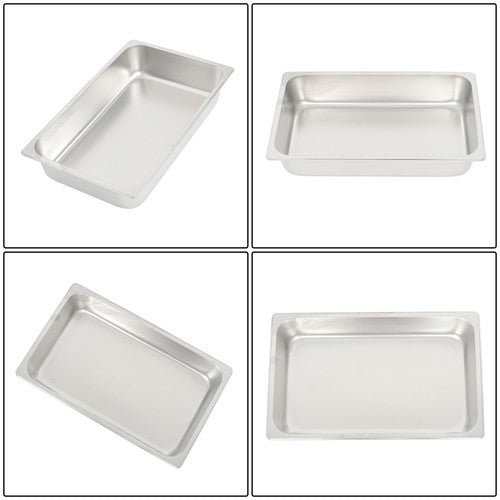 Table Pans 6 Pack 4 Inch Deep Restaurant Steam Table Pans Without Lid Full Size