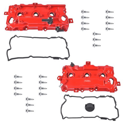 Left + Right Valve Covers for Infiniti JX35 2013 Nissan Altima 2007-2014 3.5L V6