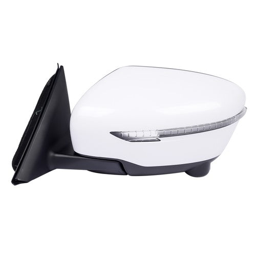 Left View Mirror Assembly with Turn Signal Lamp for Nissan Rogue SV SL Advance