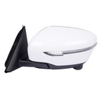 Left View Mirror Assembly with Turn Signal Lamp for Nissan Rogue SV SL Advance