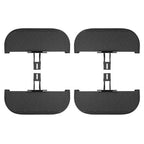 4Pcs Running Boards Side Hood Steps for 2007 2018 Jeep Wrangler JK Steel 4Dr