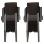 Set of Weld-on Steel Dump Truck Trailer Hinge Work On Any 2" Rectangular Tube