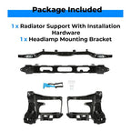 Front Radiator Support For 2014 2018 Ram 1500 Pickup LH RH Headlight Bracket