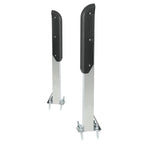 Pair of Zinc Plated Pontoon Boat Trailer Guide On for 2 Inch Trailer Frames
